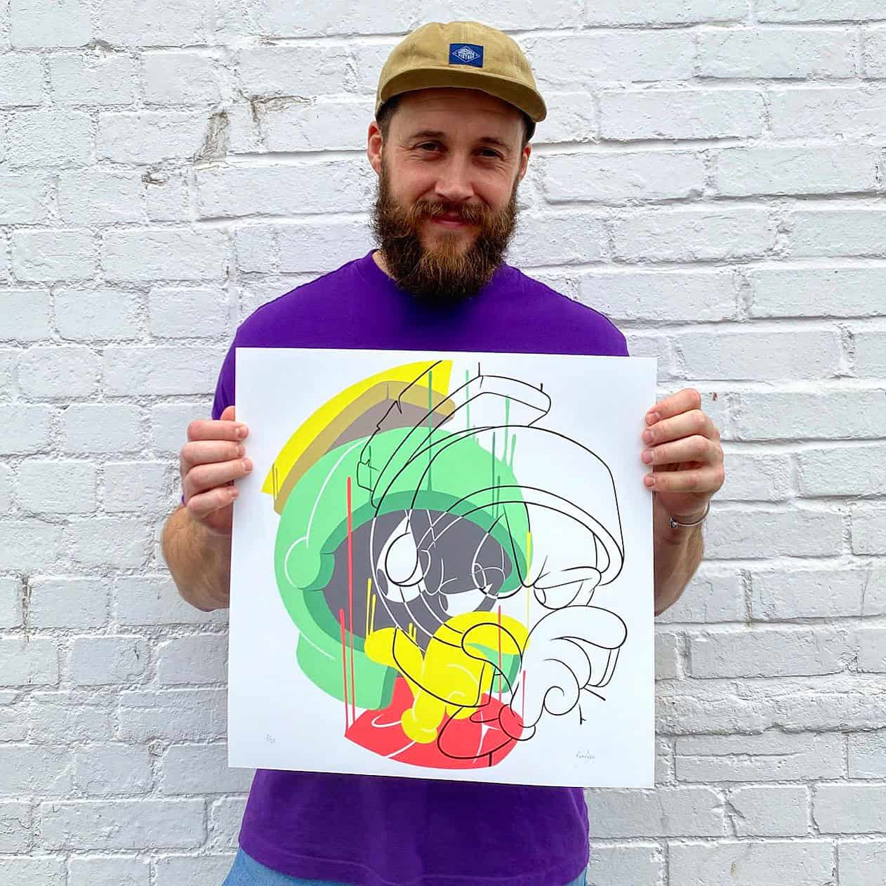 Glitch Marv Limited Edition Print - Image 2