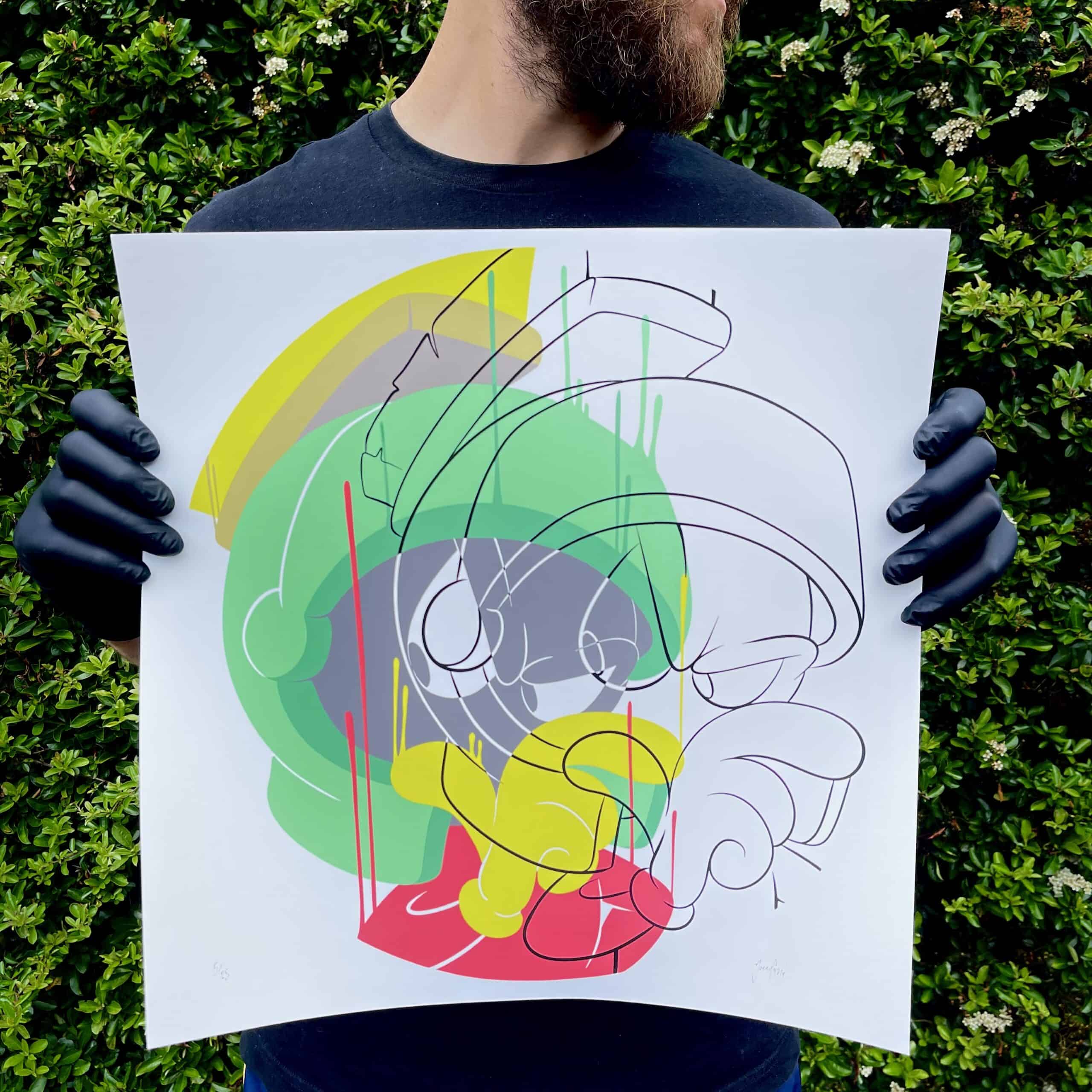 Glitch Marv Limited Edition Print